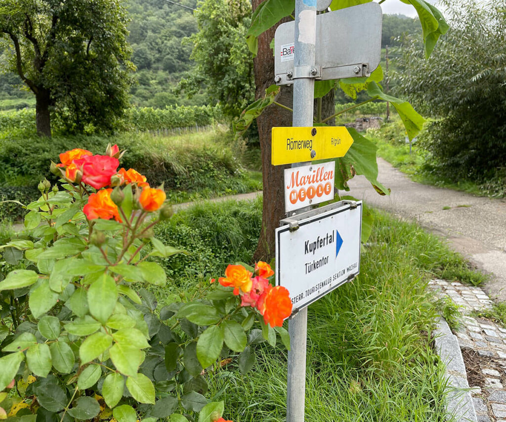 wegweiser_römerweg_wachau