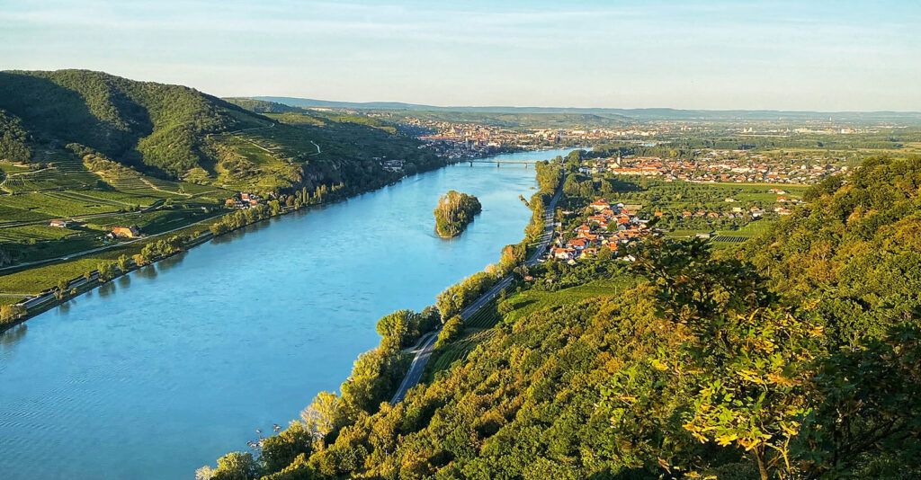 Ausblick auf die Donau in der Wachau