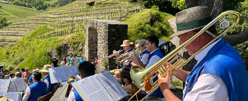 Musik beim Roten Tor in Spitz.